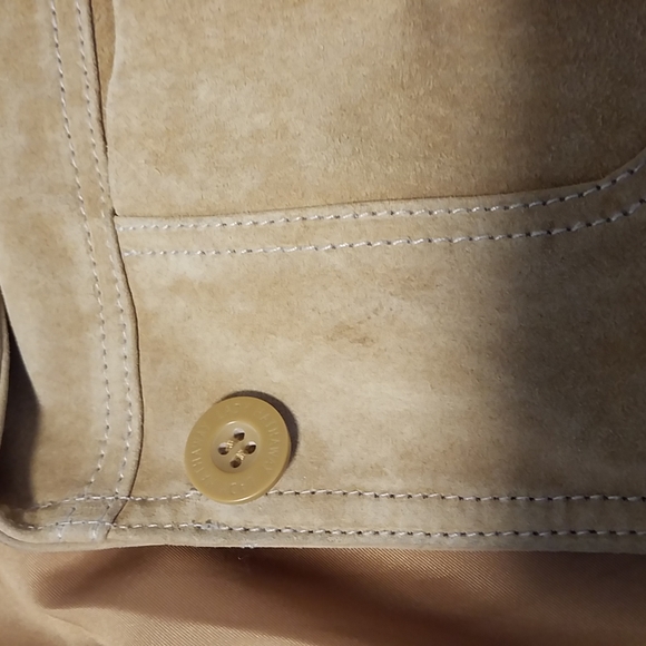 Tan Suede Jacket - Picture 6 of 7